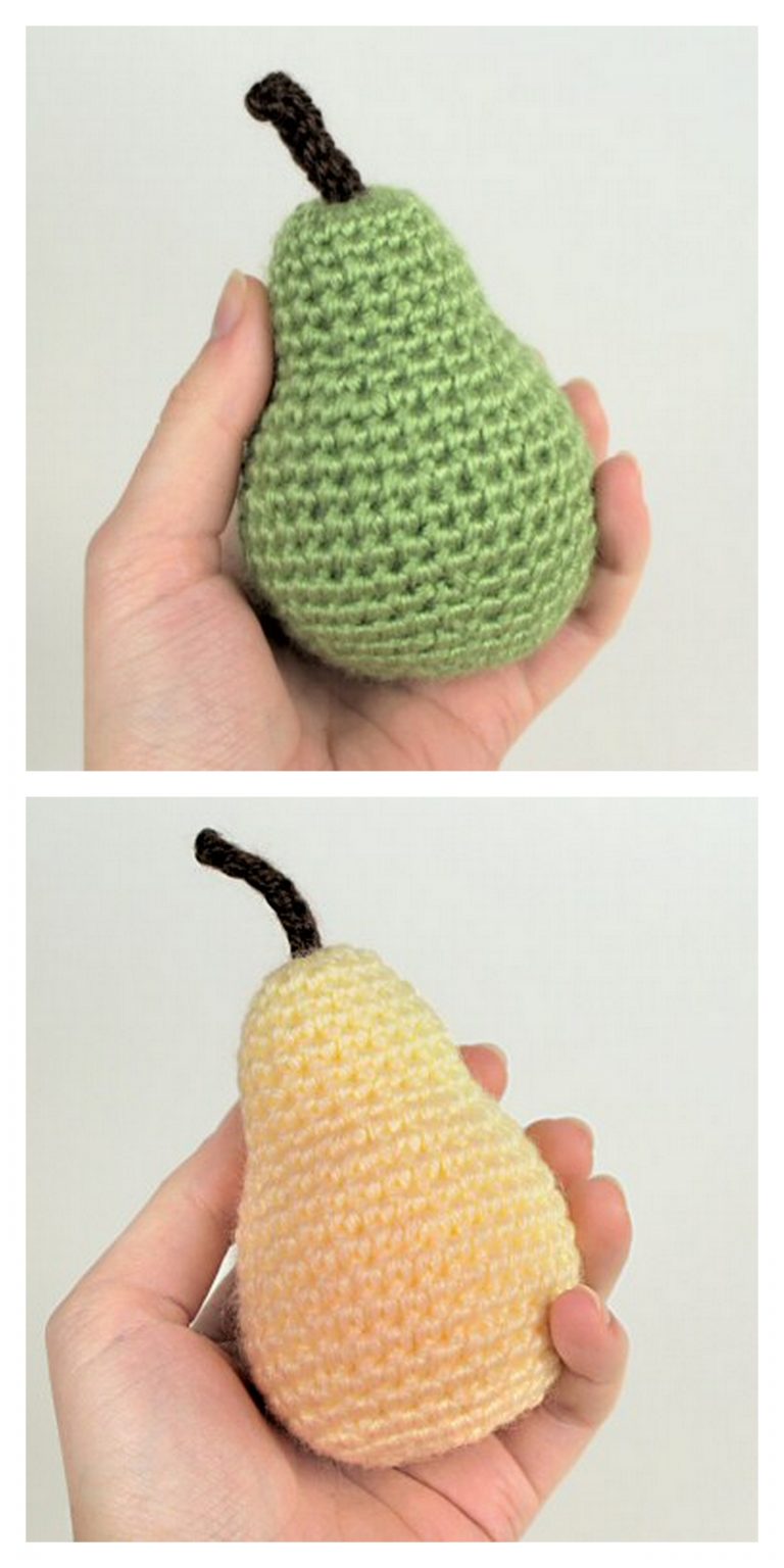 Amigurumi Crochet Toy Pear Free Pattern Free Amigurumi Crochet