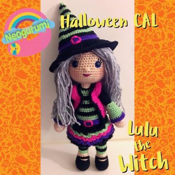 Lulu The Witch Amigurumi Halloween Cal Free Pattern