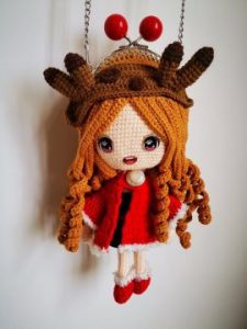 Amigurumi Doll With Curls Free Pattern