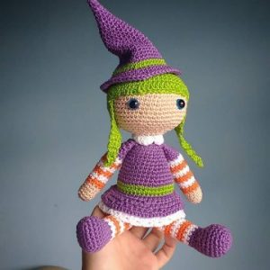 Amigurumi Crochet Happy Hallowen And Cute Witch Patterns