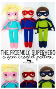 Amigurumi Friendly Superhero Free Pattern