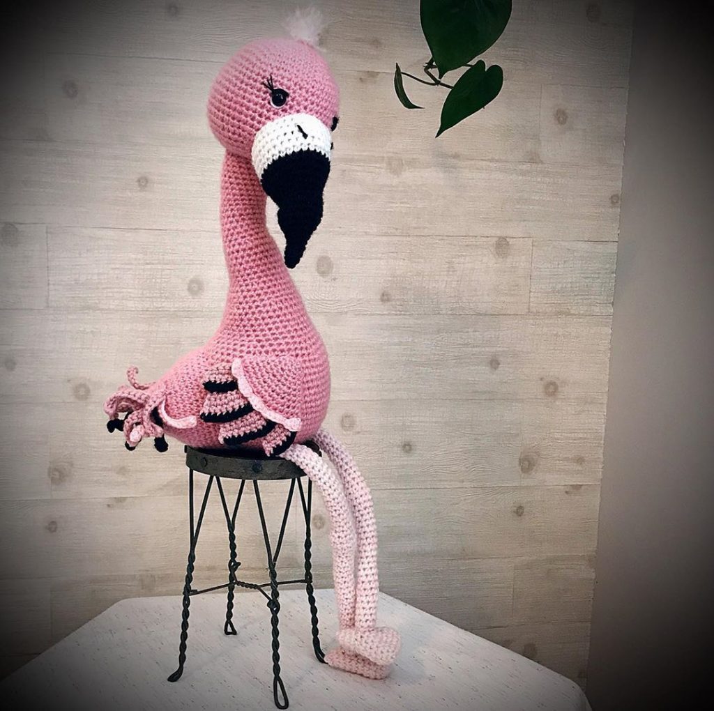 Amigurumi Flamingo 8