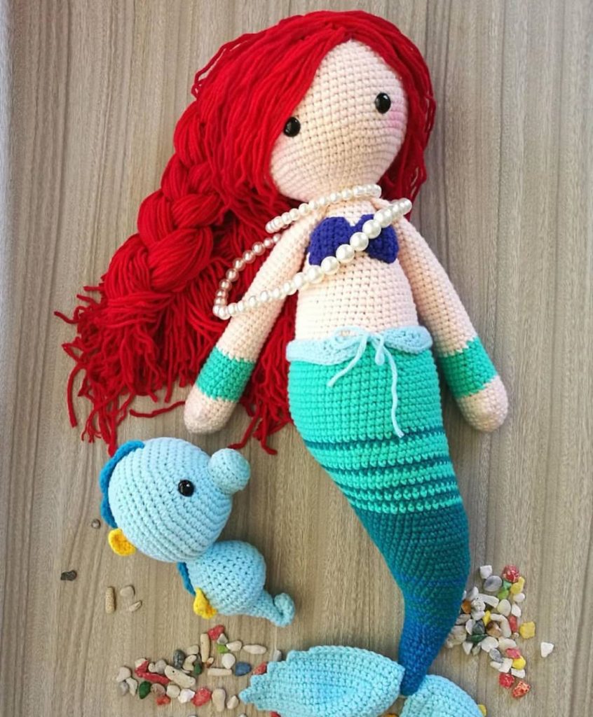 Amigurumi Mermaid Doll 12