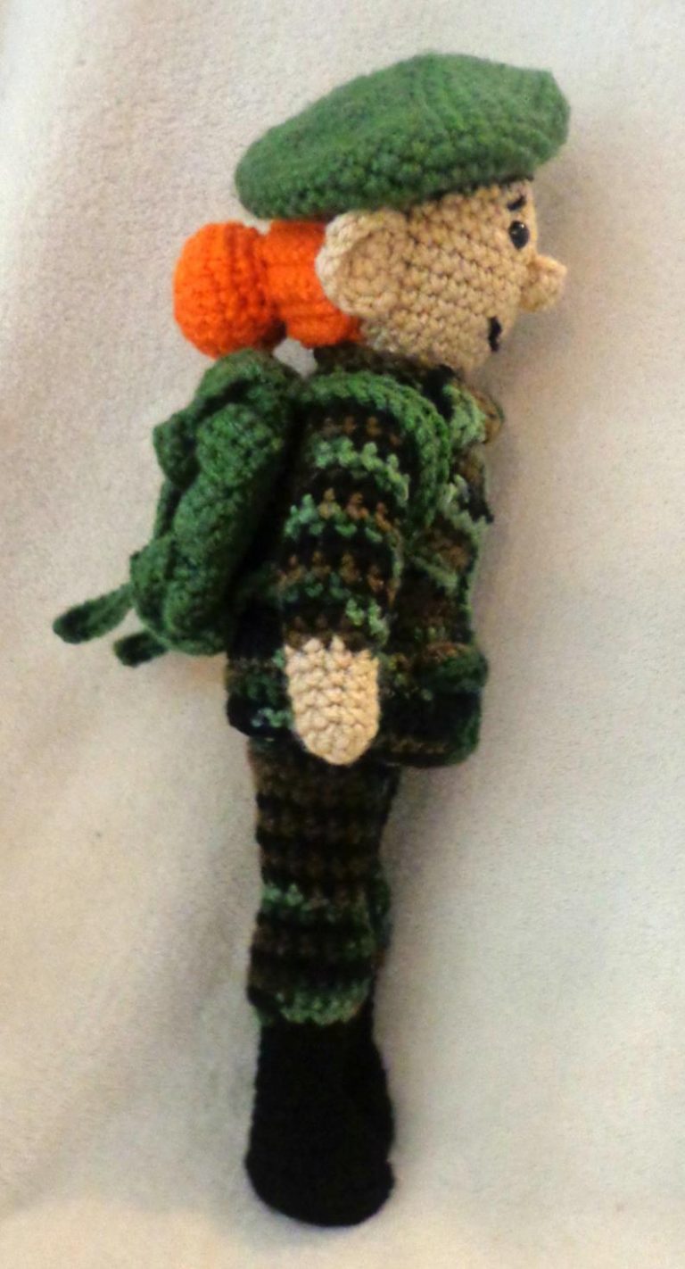 Amigurumi Soldier Tutorial Free Pattern - Free Amigurumi Crochet