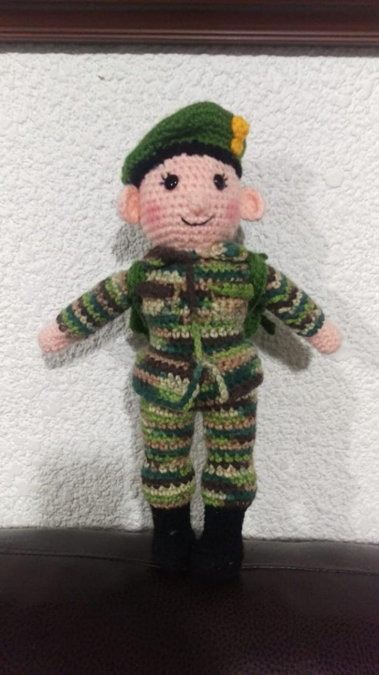 Amigurumi Soldier Tutorial Free Pattern - Free Amigurumi Crochet