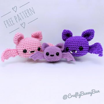 Amigurumi Cute Bat Free Pattern