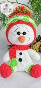 Free Pattern Nice Amigurumi Snowman