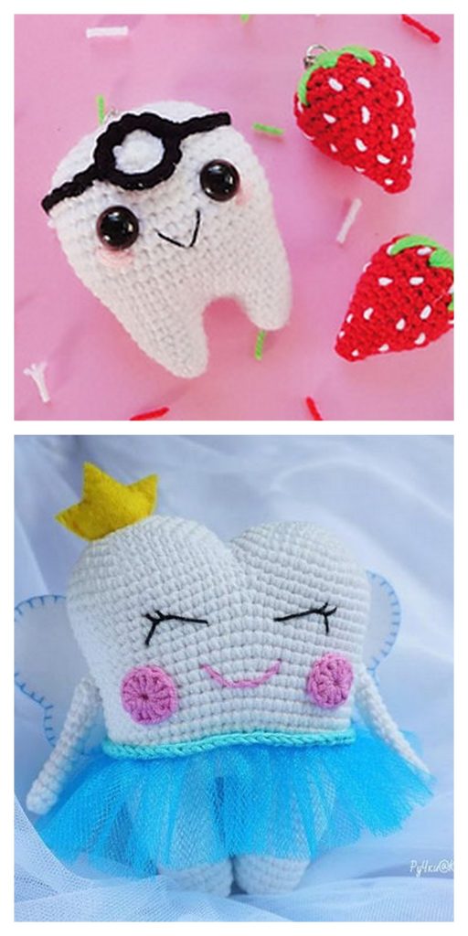 Crochet Amigurumi Tooth 10