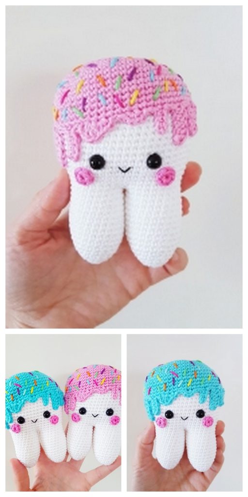 Crochet Amigurumi Tooth 2