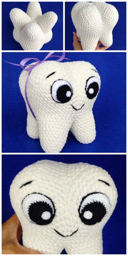 Crochet Amigurumi Tooth 5