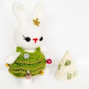 Amigurumi Christmas Bunny Free Pattern