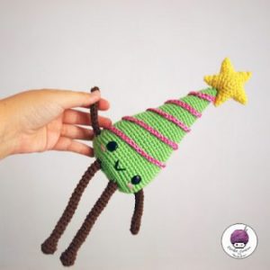 Amigurumi Christmas Tree Kawaii Free Crochet Pattern