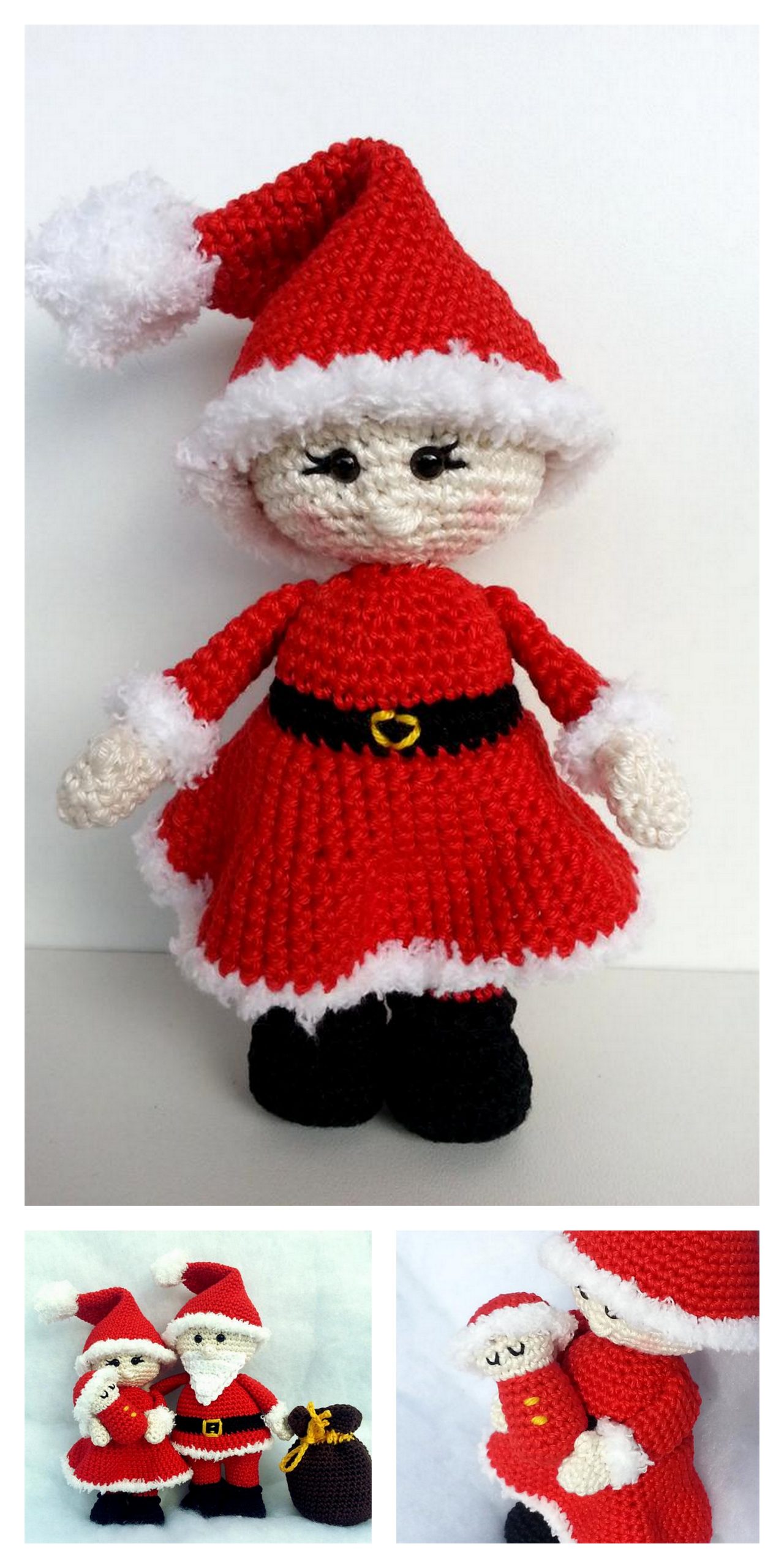 Amigurumi Mama Santa Free Pattern – Free Amigurumi Crochet