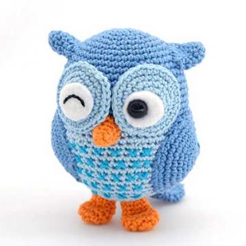 Amigurumi Blue Owl Free Pattern