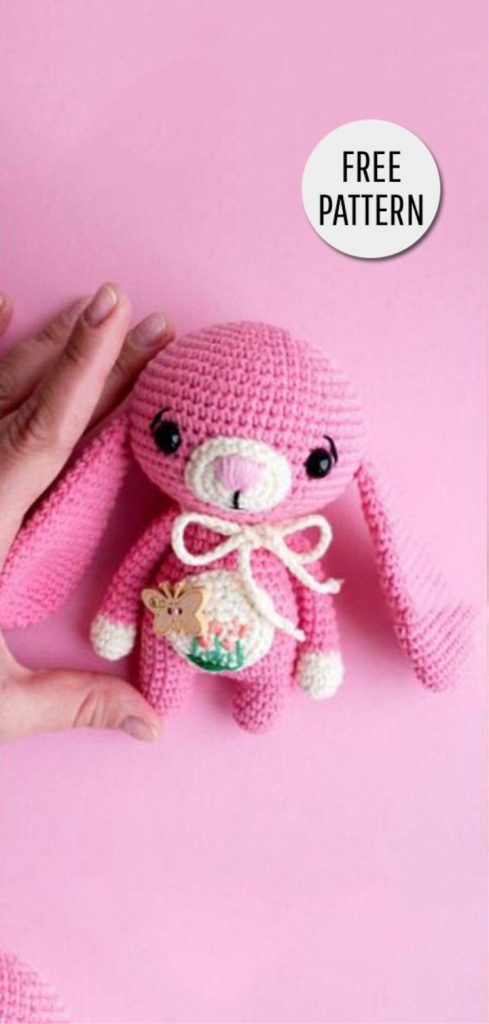 Amigurumi Pink Bunny Free Pattern