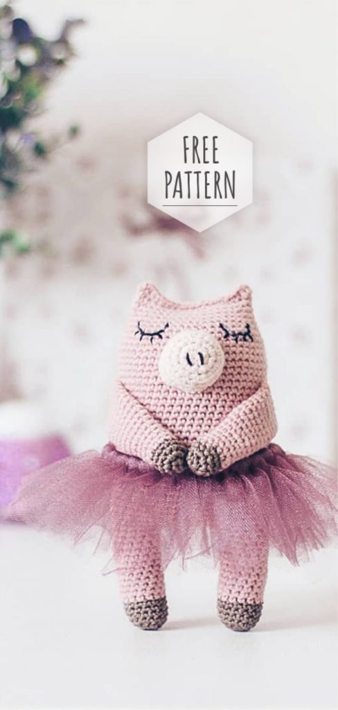 Amigurumi Ballerina Piggy Free Pattern