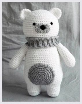 Amigurumi White Bear Free Pattern
