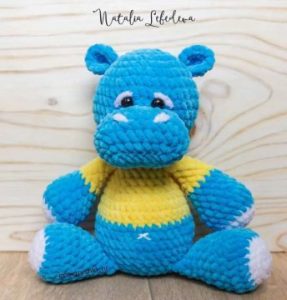 Amigurumi Blue Hippo Free Pattern