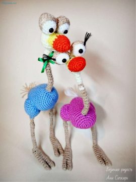 Crochet Ostrich