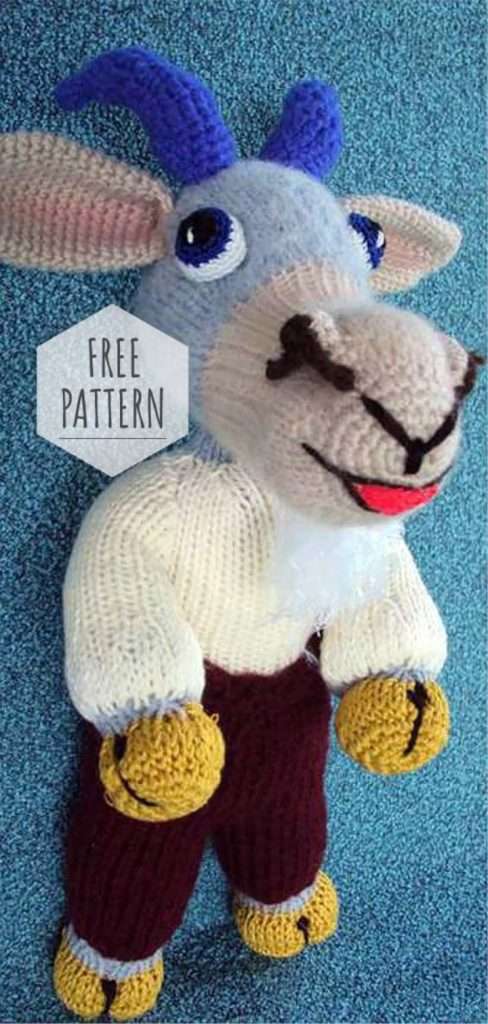 Amigurumi Mr.Knitted Goat Free Pattern