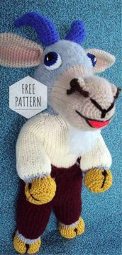 Mr.knitted Goat