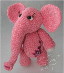 Amigurumi Pink Elephant Free Pattern