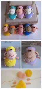 Amigurumi Small Cute Sheep Free Pattern