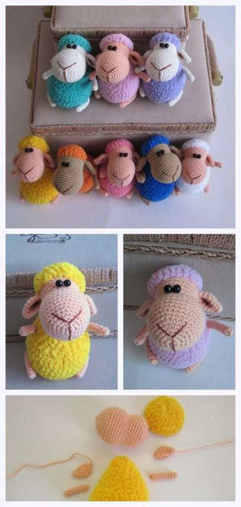 Amigurumi Small Cute Sheep Free Pattern