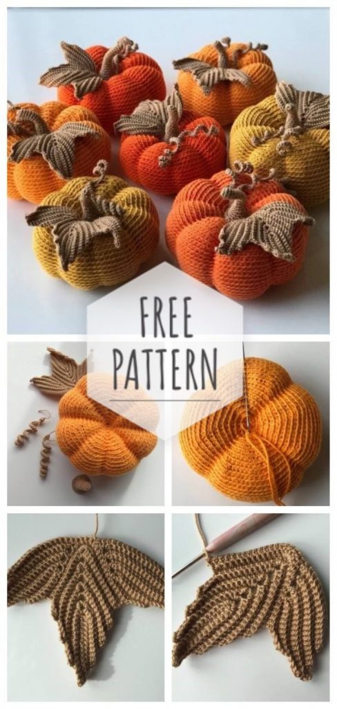 Amigurumi Beautiful Pumpkin Free Pattern