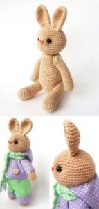 Amigurumi Sweet Bunny Girl Free Pattern