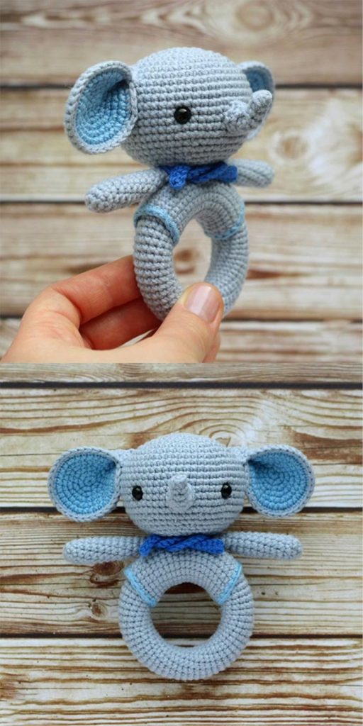 Amigurumi The Elephant Rattle Free Pattern