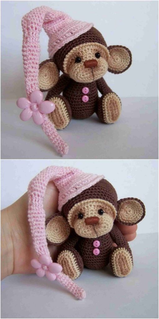 Amigurumi Sweet Monkey Free Pattern