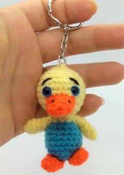 Amigurumi Duckling Keychain Free Pattern