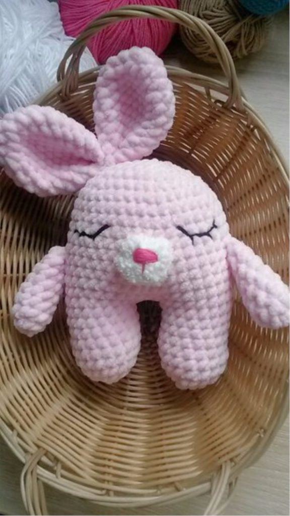 Amigurumi Ribbon Bunny Free Pattern