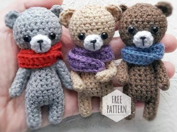 Amigurumi Cutie Little Bear Free Pattern