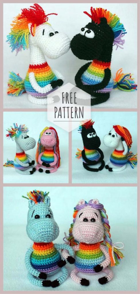 Amigurumi Unicorn Horse Free Pattern