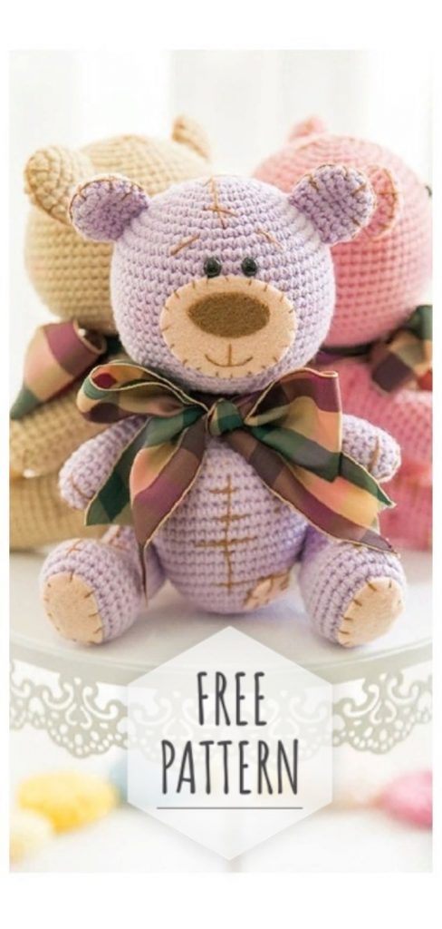 Amigurumi Cute Teddy Bear Free Pattern