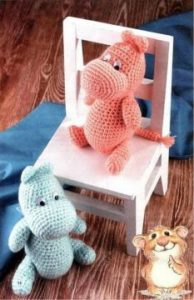 Amigurumi Rainbow Hippo Free Pattern