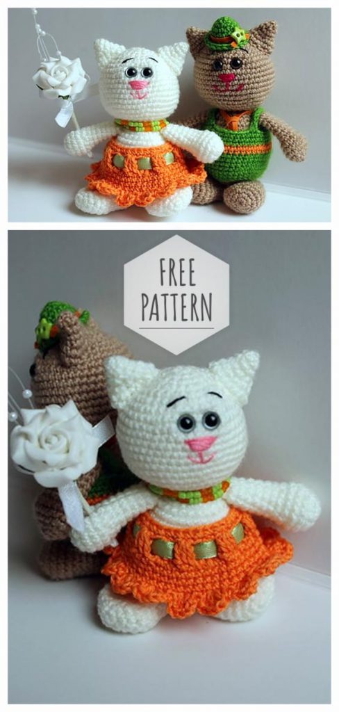 Amigurumi Sweet Cats Free Pattern