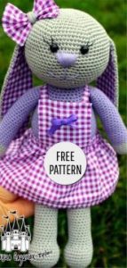 Amigurumi Grey Bunny Free Pattern