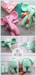 Amigurumi Soft Elephant Free Pattern