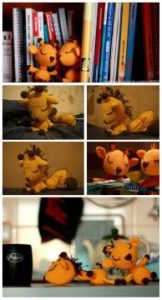 Amigurumi Giraffe Sleepyhead Free Pattern