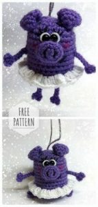 Amigurumi Keychain Piggy Free Pattern