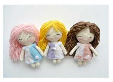 Amigurumi Rainbow Doll Free Pattern