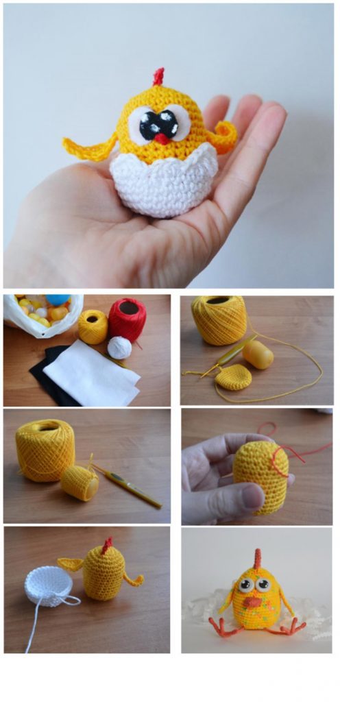 Amigurumi Small Chicken Free Pattern