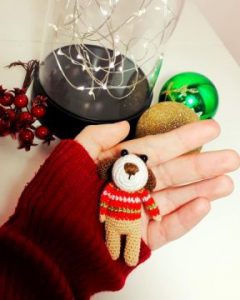 Amigurumi Small Dog in a Sweater Free Pattern