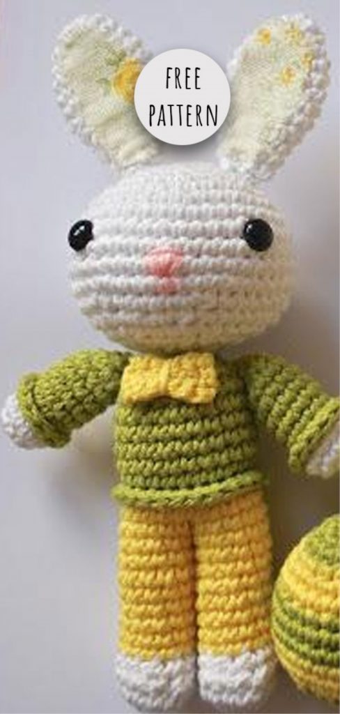 Amigurumi Yellow Little Bunny Free Pattern