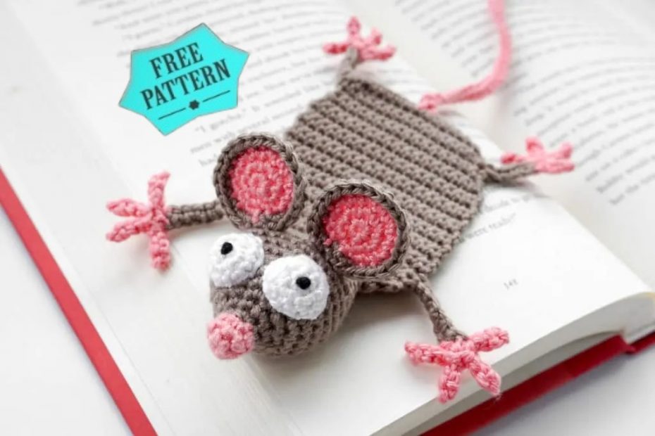 Amigurumi Mouse Bookmark Crochet Pattern 1024X683.Jpg Ink 1