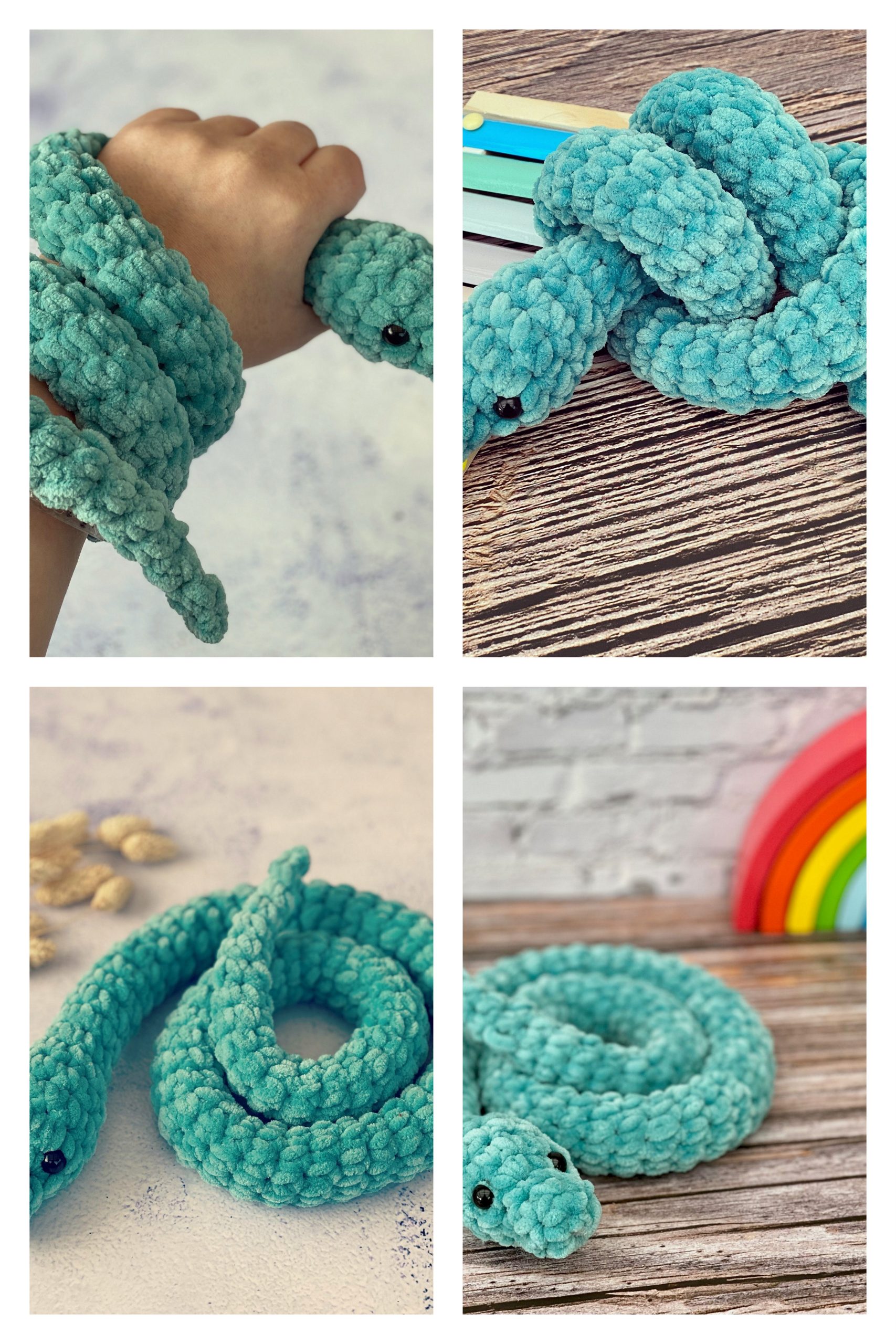 Amigurumi Snake Free Pattern – 1 – Free Amigurumi Crochet