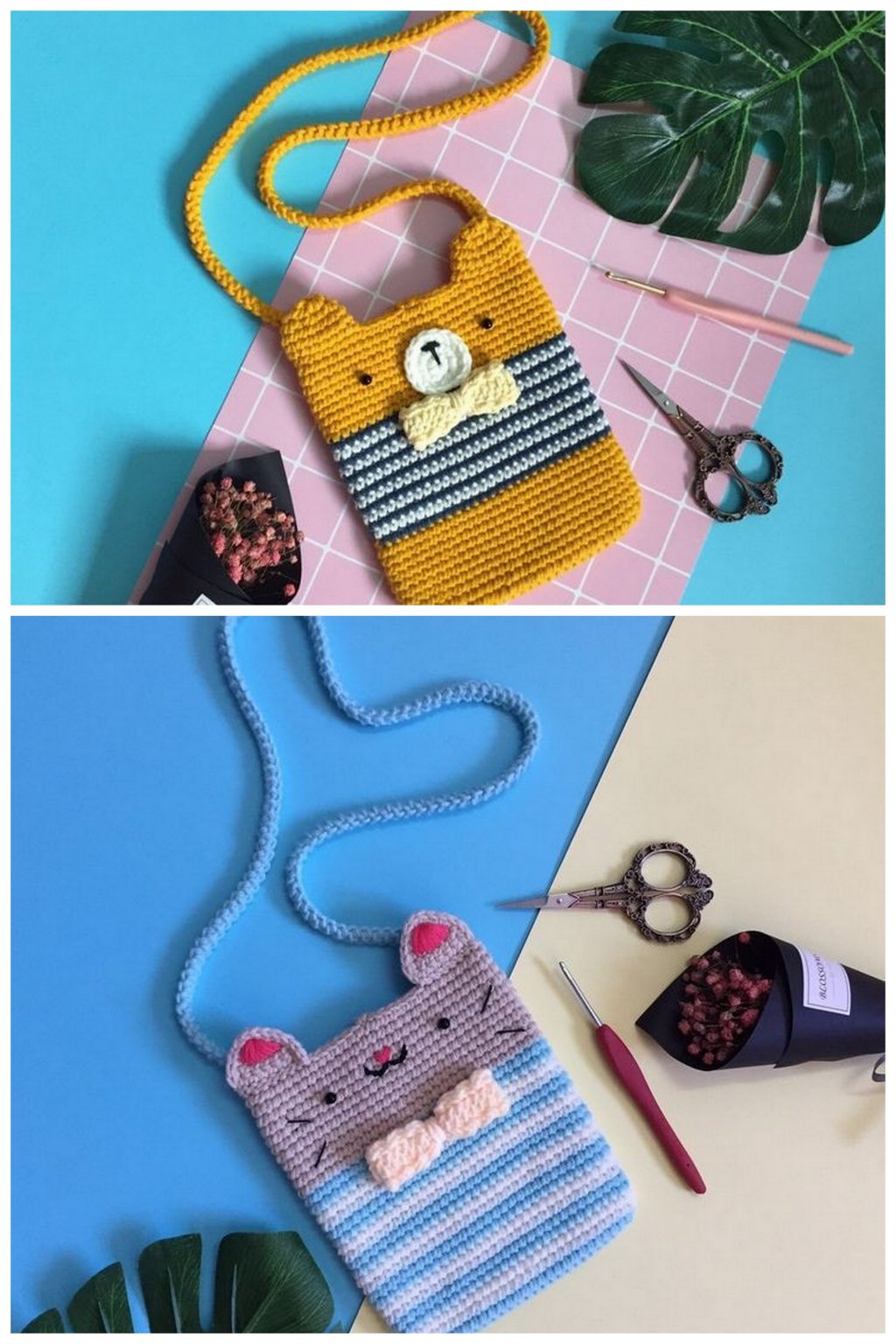 Amigurumi Bag Free Pattern - 01 Amigurumi Dog Bag - Free Amigurumi Crochet